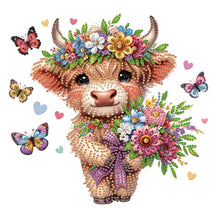 Load image into Gallery viewer, Diamond Painting - Partial Special Shaped - sunflower wagyu (30*30CM)