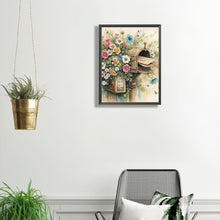 Load image into Gallery viewer, Diamond Painting - Partial Special Shaped - Retro nostalgic flower mailbox (30*40CM)