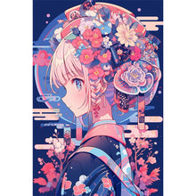 Load image into Gallery viewer, AB Diamond Painting - Full Round - cartoon girl (40*60CM)