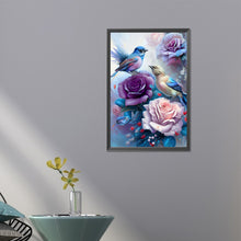 Load image into Gallery viewer, AB Diamond Painting - Full Round - flowers and birds (40*60CM)