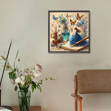 Load image into Gallery viewer, Diamond Painting - Full Round - mysterious book (30*30CM)