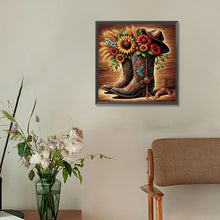 Load image into Gallery viewer, Diamond Painting - Full Round - vintage chelsea boots (30*30CM)
