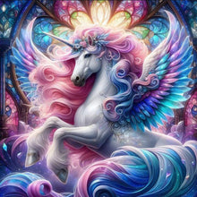 Load image into Gallery viewer, Diamond Painting - Full Round - Colorful unicorn (30*30CM)