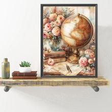 Load image into Gallery viewer, Diamond Painting - Full Round - Retro style globe (40*50CM)