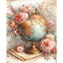 Load image into Gallery viewer, Diamond Painting - Full Round - Retro style flower globe (40*50CM)