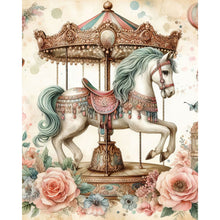 Load image into Gallery viewer, Diamond Painting - Full Round - Retro style carousel (40*50CM)