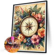 Load image into Gallery viewer, Diamond Painting - Full Round - Retro style compass (40*50CM)