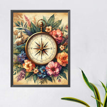 Load image into Gallery viewer, Diamond Painting - Full Round - Retro style compass (40*50CM)
