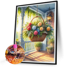 Load image into Gallery viewer, Diamond Painting - Full Round - Retro style flower basket (40*50CM)