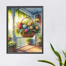 Load image into Gallery viewer, Diamond Painting - Full Round - Retro style flower basket (40*50CM)