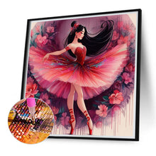Load image into Gallery viewer, Diamond Painting - Full Round - Mulan dancing ballet (40*40CM)