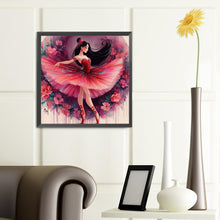 Load image into Gallery viewer, Diamond Painting - Full Round - Mulan dancing ballet (40*40CM)