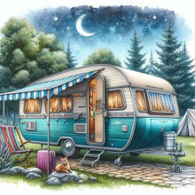 Load image into Gallery viewer, Diamond Painting - Full Round - outdoor camping (30*30CM)