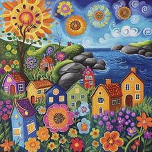 Load image into Gallery viewer, Diamond Painting - Full Round - color house (30*30CM)