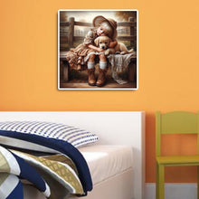 Load image into Gallery viewer, Diamond Painting - Full Round - farm girl (30*30CM)