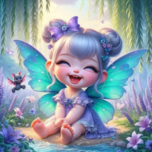 Load image into Gallery viewer, Diamond Painting - Full Round - elf girl (30*30CM)