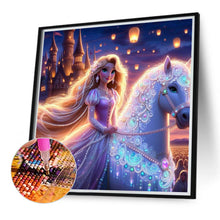 Load image into Gallery viewer, Diamond Painting - Full Round - Glowing Rapunzel (40*40CM)