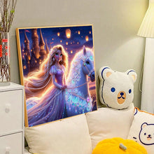 Load image into Gallery viewer, Diamond Painting - Full Round - Glowing Rapunzel (40*40CM)