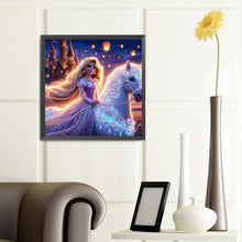 Load image into Gallery viewer, Diamond Painting - Full Round - Glowing Rapunzel (40*40CM)