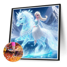 Load image into Gallery viewer, Diamond Painting - Full Round - Glowing Princess Elsa (40*40CM)