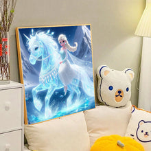 Load image into Gallery viewer, Diamond Painting - Full Round - Glowing Princess Elsa (40*40CM)
