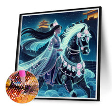 Load image into Gallery viewer, Diamond Painting - Full Round - Glowing Princess Mulan (40*40CM)