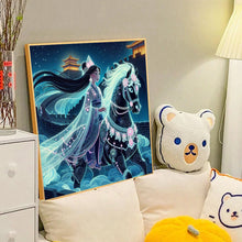 Load image into Gallery viewer, Diamond Painting - Full Round - Glowing Princess Mulan (40*40CM)