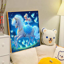 Load image into Gallery viewer, Diamond Painting - Full Round - Glowing Princess Cinderella (40*40CM)