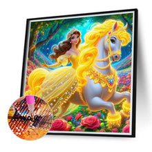 Load image into Gallery viewer, Diamond Painting - Full Round - Glowing Princess Belle (40*40CM)
