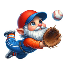 Load image into Gallery viewer, Diamond Painting - Full Round - baseball catcher gnome (30*30CM)