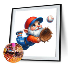 Load image into Gallery viewer, Diamond Painting - Full Round - baseball catcher gnome (30*30CM)