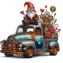 Load image into Gallery viewer, Diamond Painting - Partial Special Shaped - Steampunk style mechanical car and goblin (30*30CM)