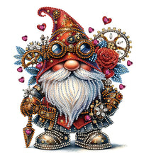 Load image into Gallery viewer, Diamond Painting - Partial Special Shaped - Steampunk mechanic goblin (30*30CM)