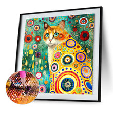 Load image into Gallery viewer, Diamond Painting - Full Round - Tilted cat (30*30CM)