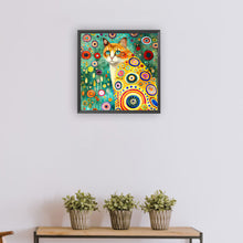 Load image into Gallery viewer, Diamond Painting - Full Round - Tilted cat (30*30CM)