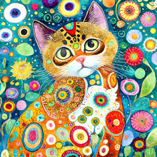 Load image into Gallery viewer, Diamond Painting - Full Round - cute cat (30*30CM)
