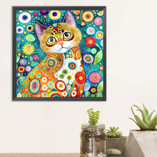 Load image into Gallery viewer, Diamond Painting - Full Round - cute cat (30*30CM)