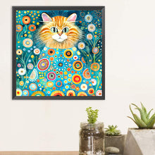 Load image into Gallery viewer, Diamond Painting - Full Round - cat (30*30CM)