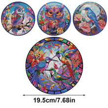 Load image into Gallery viewer, 4Pcs Diamond Painting Coasters Flower Animal DIY Art Coaster Art Craft Supplies
