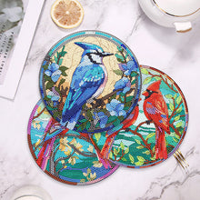 Load image into Gallery viewer, 4Pcs Diamond Painting Coasters Flower Animal DIY Art Coaster Art Craft Supplies
