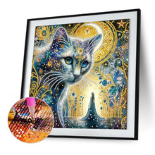 Load image into Gallery viewer, Diamond Painting - Partial Special Shaped - world cat day (30*30CM)