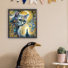 Load image into Gallery viewer, Diamond Painting - Partial Special Shaped - world cat day (30*30CM)