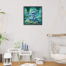 Load image into Gallery viewer, Diamond Painting - Partial Special Shaped - green crystal dragon (30*30CM)