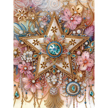 Load image into Gallery viewer, Diamond Painting - Partial Special Shaped - jewelry floral stars (30*40CM)