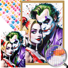 Load image into Gallery viewer, AB Diamond Painting - Full Round - Joker and Harley Quinn (40*60CM)