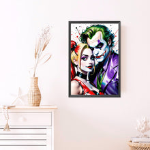 Load image into Gallery viewer, AB Diamond Painting - Full Round - Joker and Harley Quinn (40*60CM)