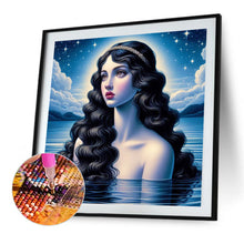 Load image into Gallery viewer, AB Diamond Painting - Full Round - Brunette woman in water (40*40CM)