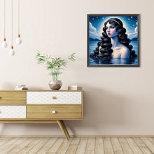 Load image into Gallery viewer, AB Diamond Painting - Full Round - Brunette woman in water (40*40CM)