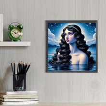 Load image into Gallery viewer, AB Diamond Painting - Full Round - Brunette woman in water (40*40CM)