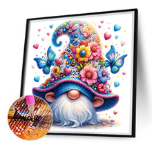 Load image into Gallery viewer, Diamond Painting - Full Square - butterfly flower gnome (30*30CM)